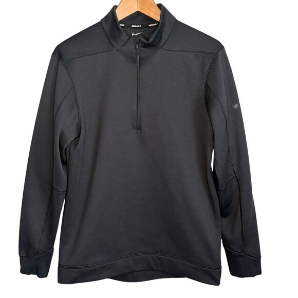 Nike Golf Women’s Small Black 1/4 Zip Pullover Sweatshirt Athletic Top - Picture 1 of 5